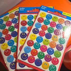 Scholastic Smiley Face Stickers